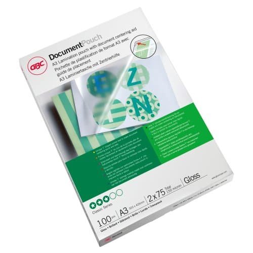 EAN 0033816100381 - GBC Document Pouch A3 2x75mic (100) plastificador 100 pieza(s) imagen 8
