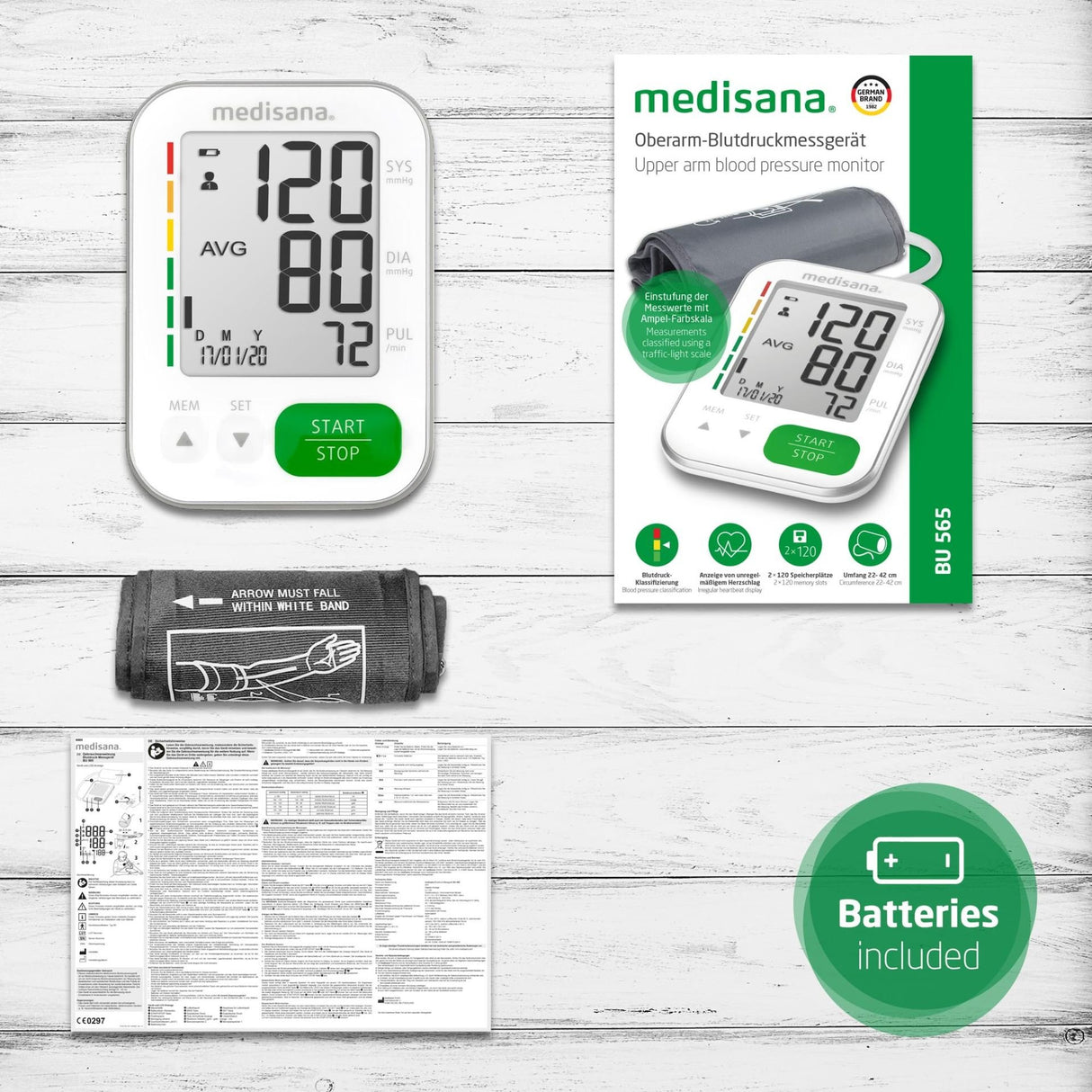 EAN 4015588512070 - Medisana BU 565 Antebrazo Automático 2 usuario(s) imagen 3