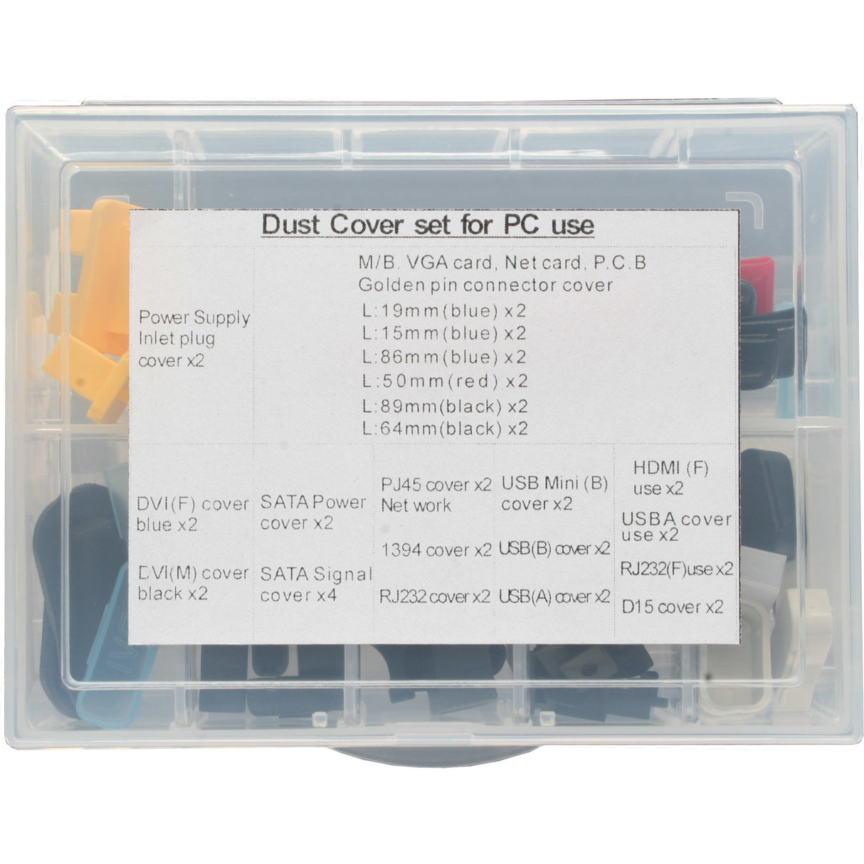 EAN 4043718181520 - InLine 59941C protector contra el polvo Multicolor imagen 2