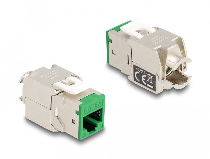 Delock 87896 Módulo Keystone Rj45 Hembra A Lsa Cat.6a Montaje Sin Herramientas Colores Surtidos Juego 8 Piezas