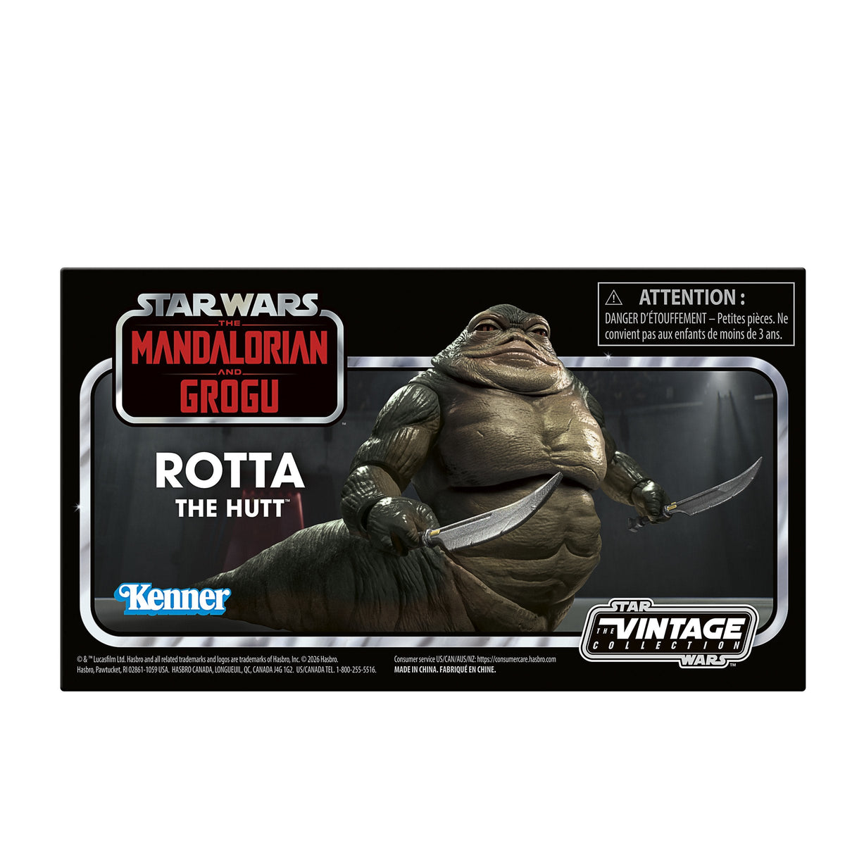 Figura Hasbro Star Wars The Mandalorian And Grogu Rotta The Hutt