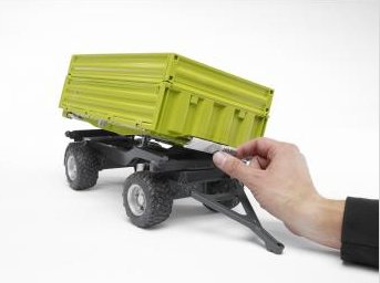 Volquete De 3 Vías Bruder Fliegl Con Placa Deslizable, Vehículo De Juguete