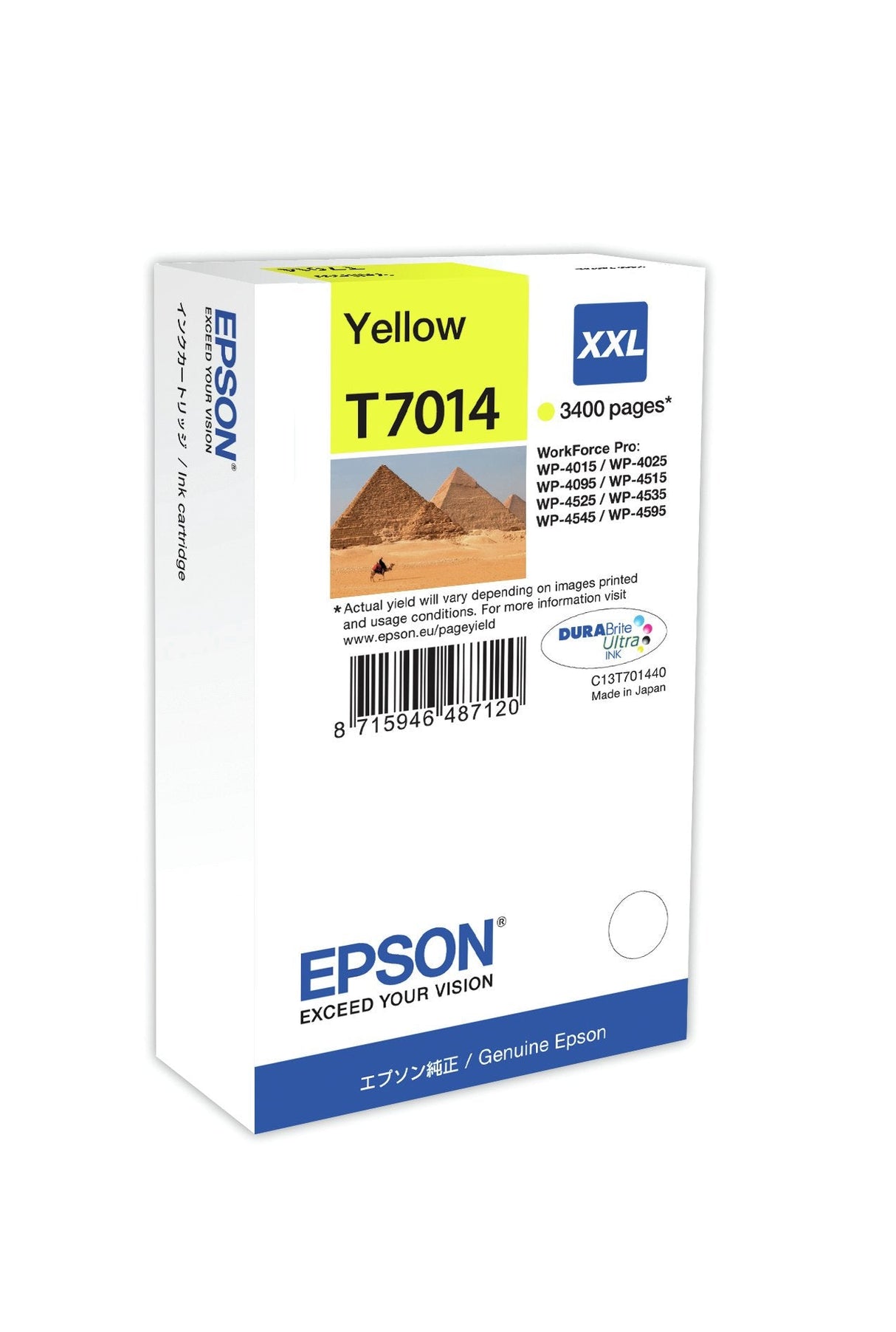 EAN 8715946487120 - Epson T7014 cartucho de tinta 1 pieza(s) Original imagen 1