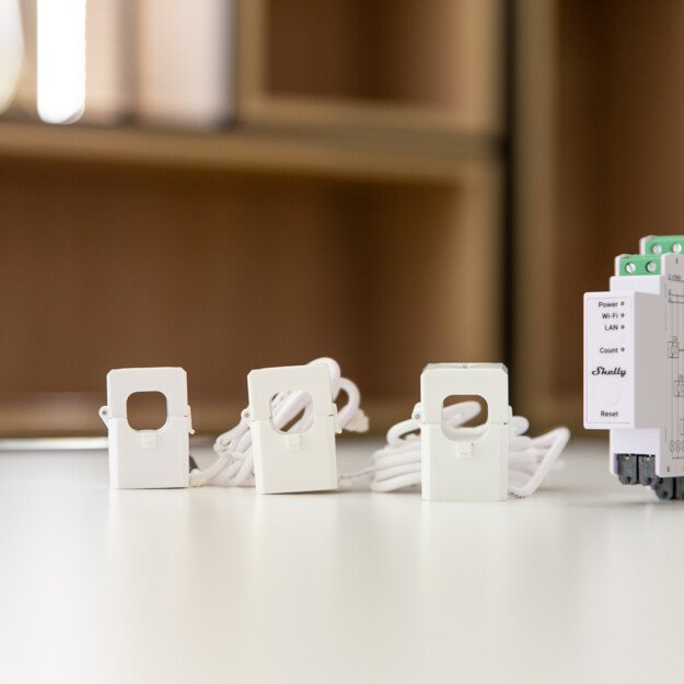 Shelly Pro 3em Medidor De Coste Energético Corriente Alterna