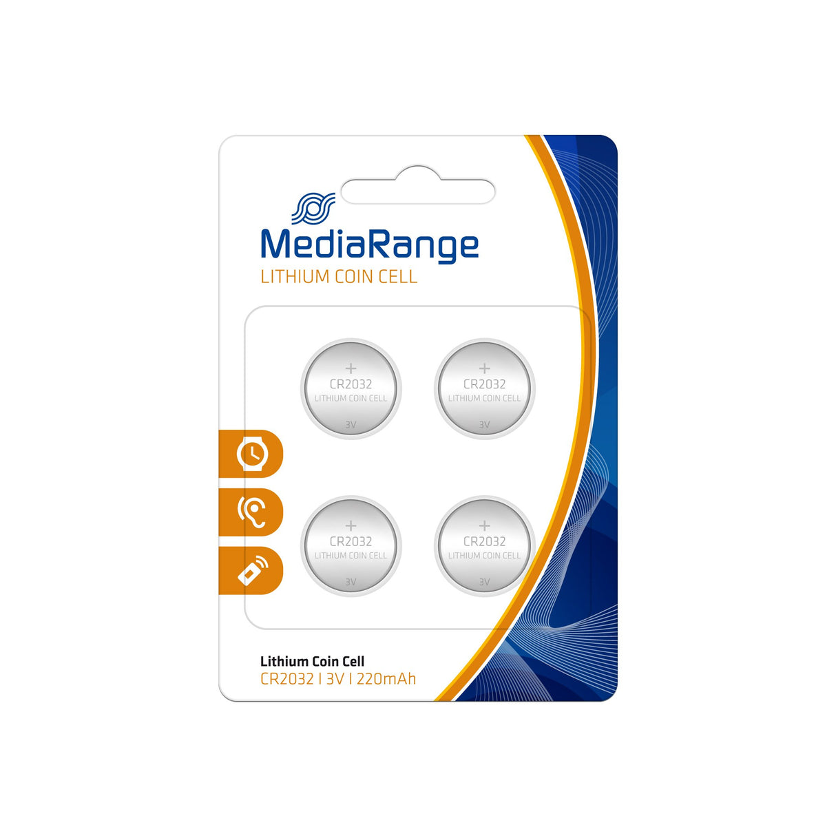 EAN 4260283113361 - MediaRange MRBAT132 pila doméstica Batería de un solo uso CR2032 Litio imagen 1