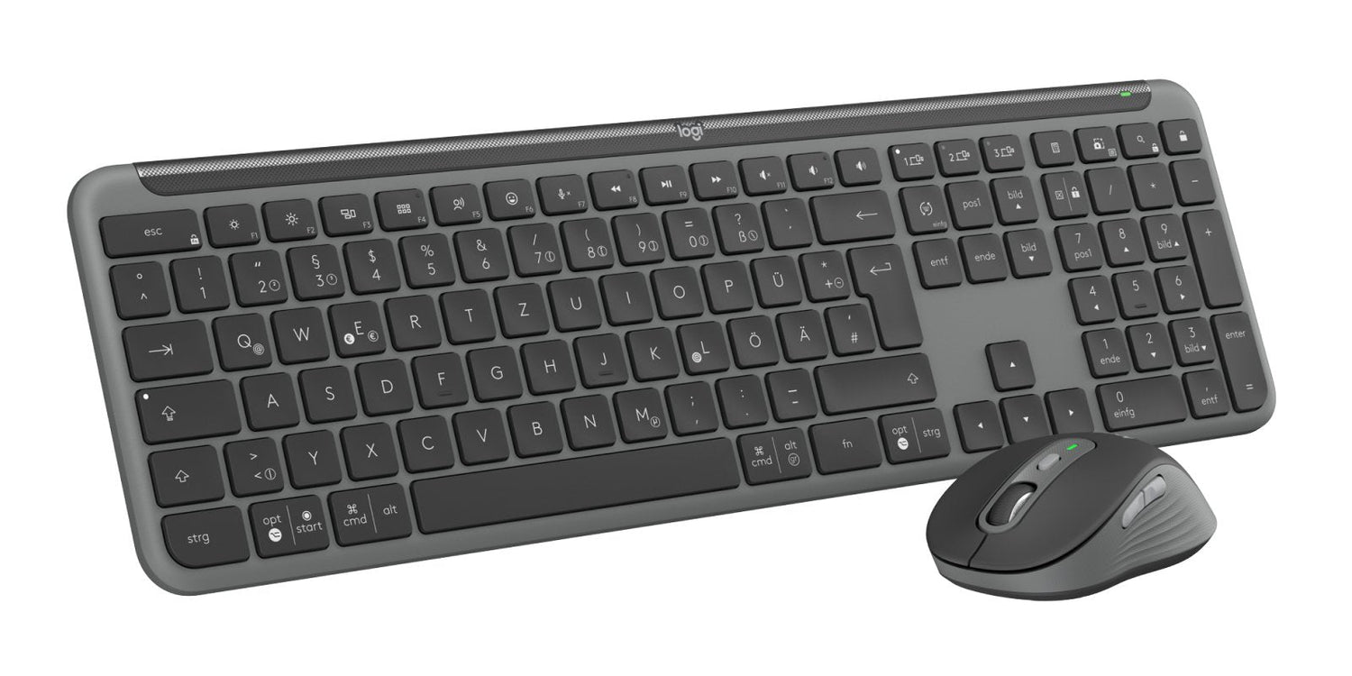 EAN 5099206119383 - Logitech 920-012504 teclado Ratón incluido Oficina RF Wireless + Bluetooth QWERTZ Alemán Grafito imagen 4
