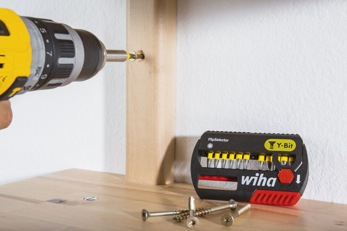 Juego De Puntas Wiha Xlselector Y-Bit 25 Mm, Ph / Pz / Tx Negro/Amarillo, 31 Piezas 41832