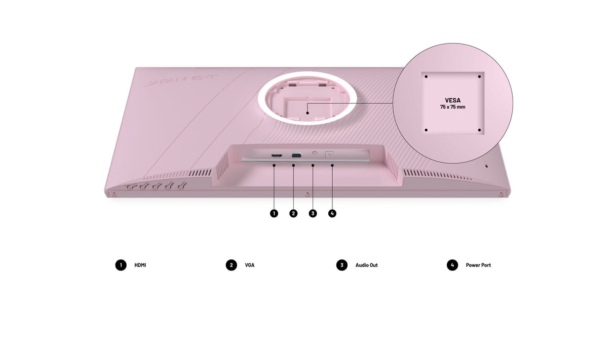 EAN 4589511175712 - JAPANNEXT JN-I238FHD120F-HSP-PK pantalla para PC 60,5 cm (23.8") 1920 x 1080 Pixeles Full HD LCD Rosa imagen 8