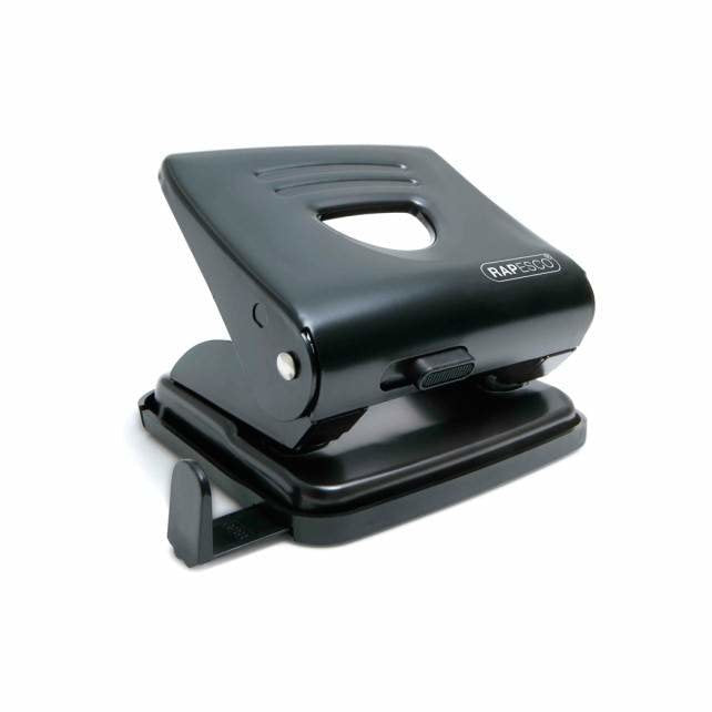 Rapesco Perforadora 825 Negro - Perforadora (Oficina)