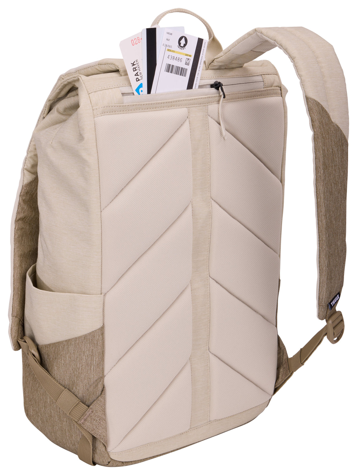 Mochila Thule Lithos Tlbp213 Informal Marrón, Crema De Color Poliéster