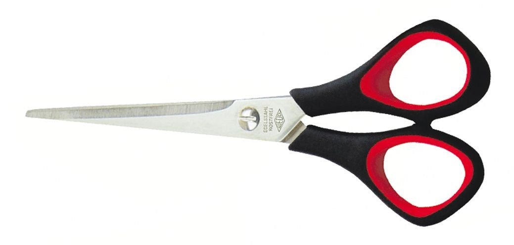 Wedo Universalschere Romfreier Edelmahl 16 Cm Negro Rot