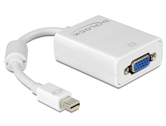 Delock Adaptador Mini Displayport 1.2 Macho > Vga Hembra Passiv Blanco