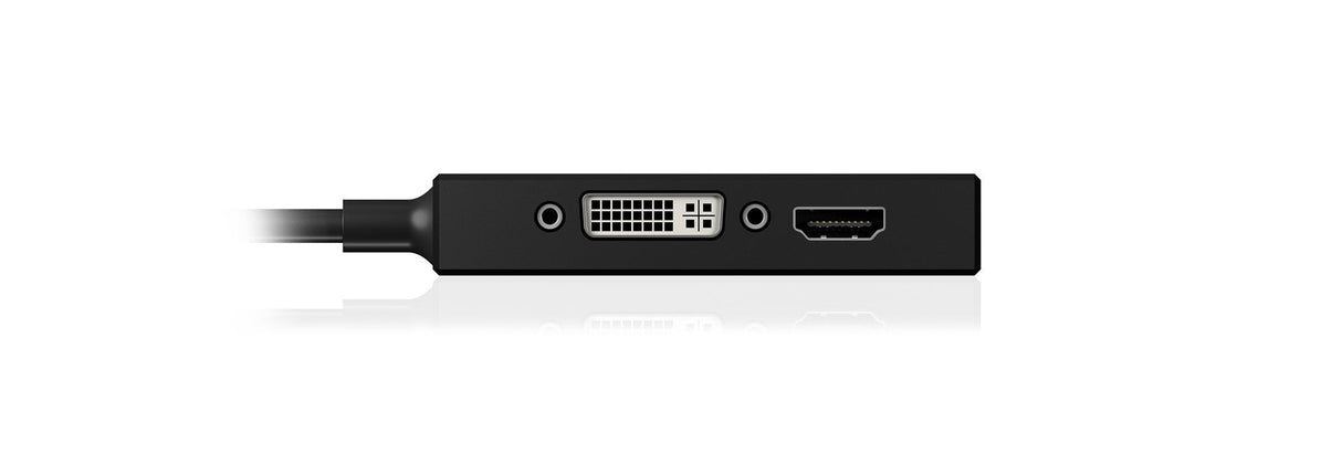 EAN 4250078165651 - ICY BOX IB-AC1032 Mini DisplayPort DVI-D + VGA (D-Sub) + HDMI Negro imagen 4