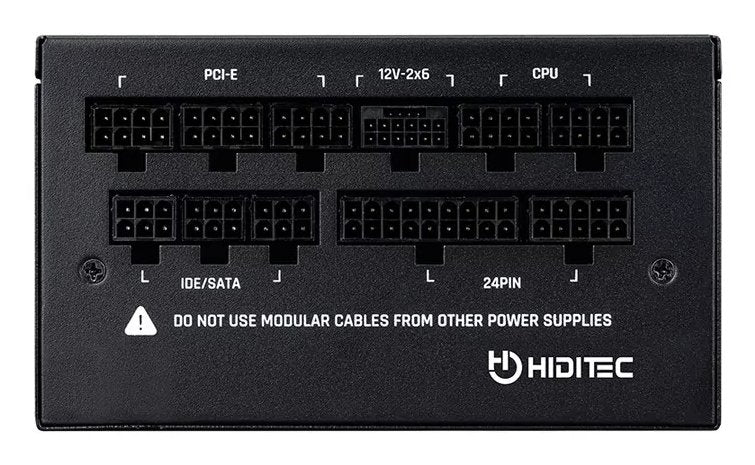 EAN 8436545693919 - Hiditec GDX750 v3 80PLUS GOLD ATX 3.1 PCIe 5.1 unidad de fuente de alimentación 750 W 20+4 pin ATX Negro imagen 4