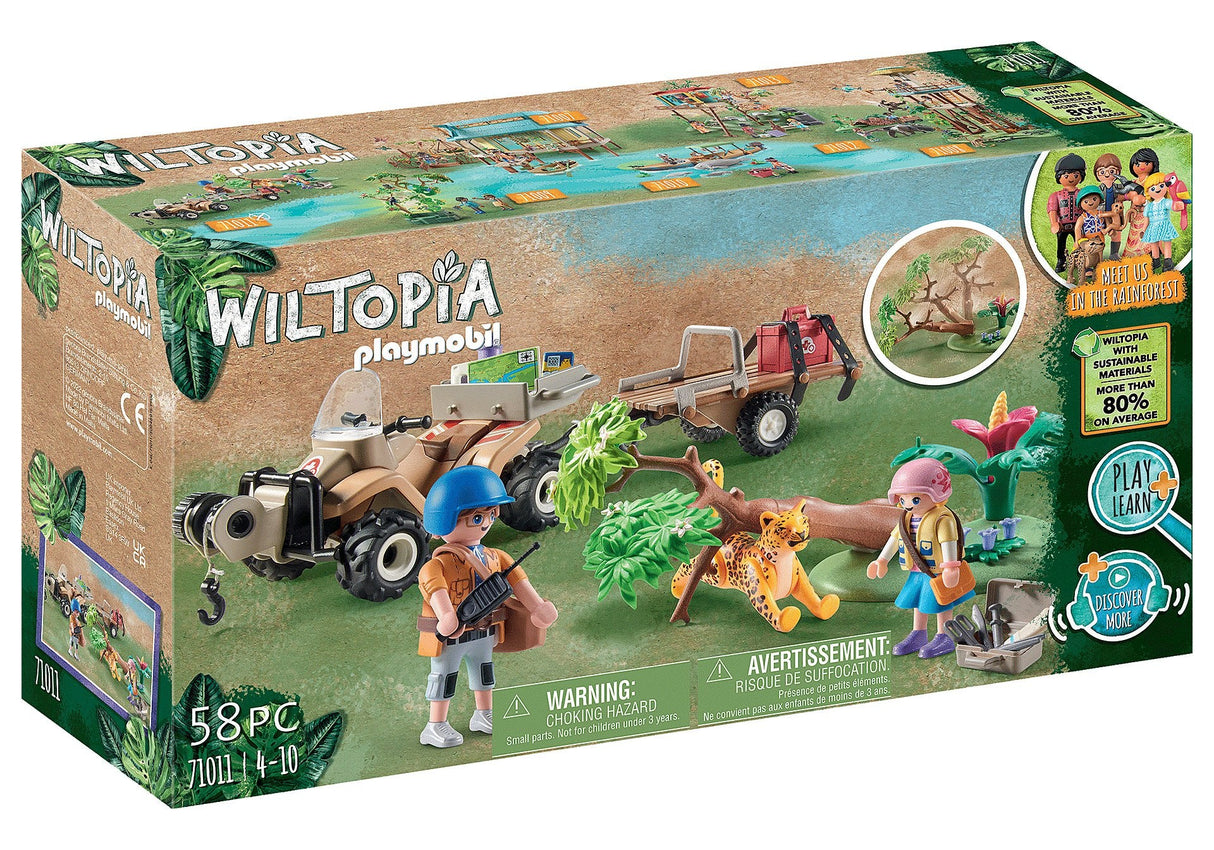 Playmobil 71011 Wiltopia - Tierrettungs-Quad, Konstruktionsspielzeug 71011