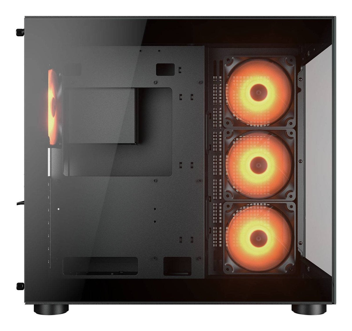 Cougar Caja Midi-Tower Fv150 Argb, Negro