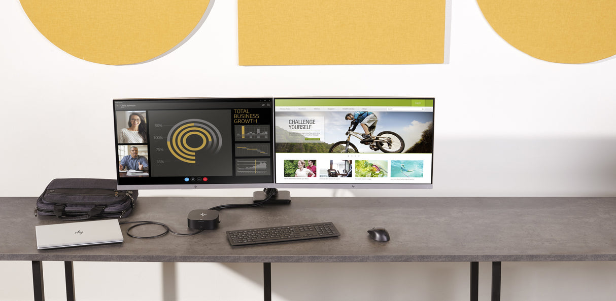 Docking Usb Tipo-C Hp G2 4xusb 1xhdmi 1xrj45 2xdisplayport Negro