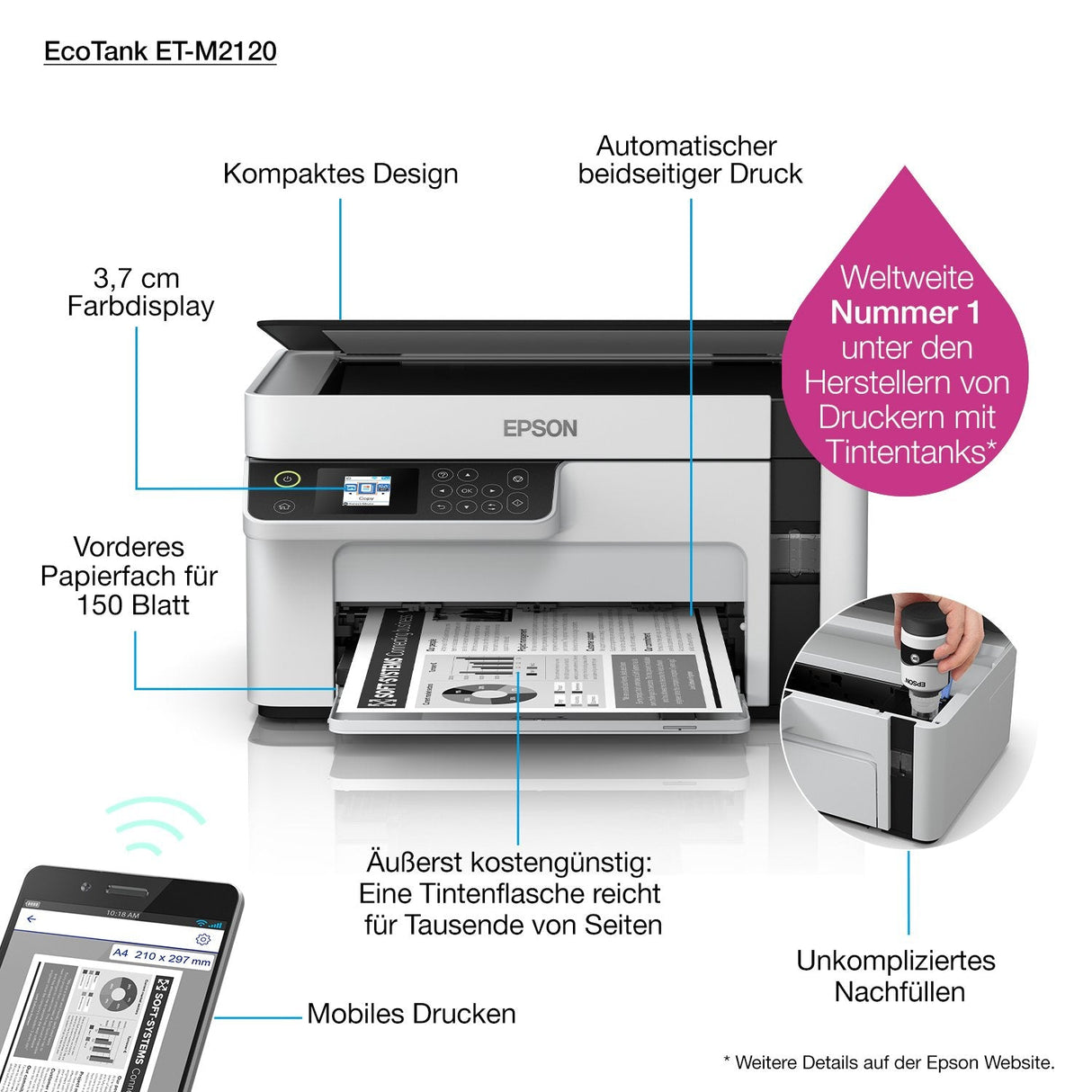 EAN 8715946670362 - Epson EcoTank ET-M2120 imagen 33