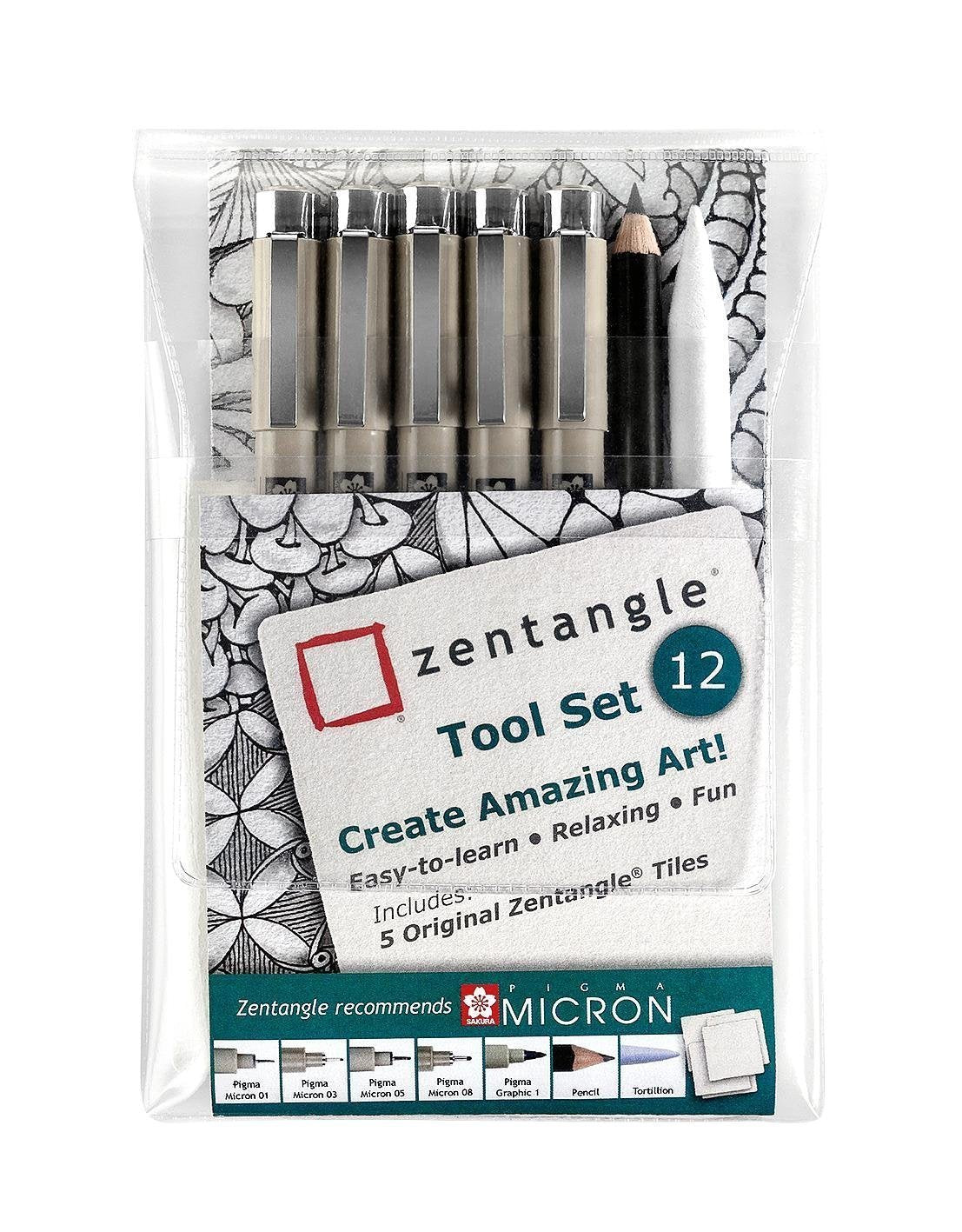 Talens Sakura Zentangle Tool Set 12 Piezas