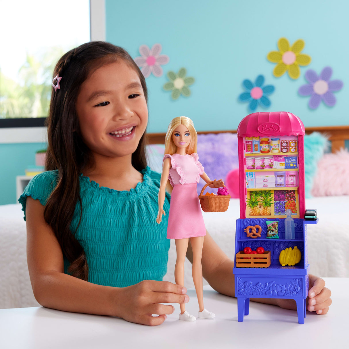 Muñeca Mattel Barbie Malibu Market Stall Playset, Jct05