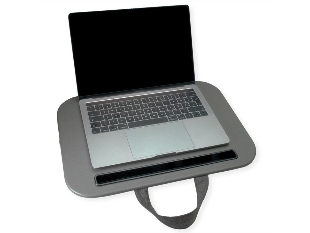 Knietablett Laptop- Tablet-Ablage Con Kissen Gris