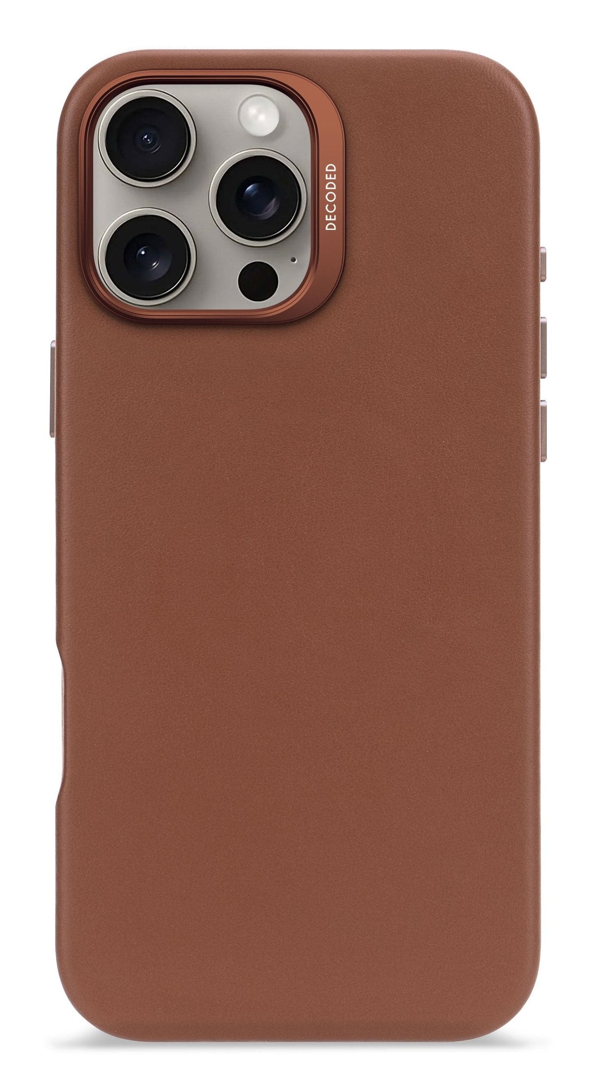 Decoded Leather Backcover Iphone 16 Pro Max Tan