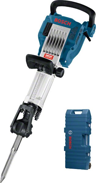 Martillo Demoledor Bosch Professional Gsh 16-28 Professional Azul, 1.750 Vatios, Carro 611335000