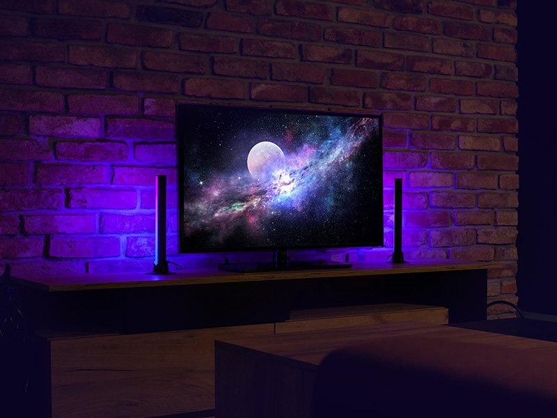 Tracer Set Of Lamps Smart Desk Rgb Tuya App Lámpara De Mesa Inteligente Negro Bluetooth