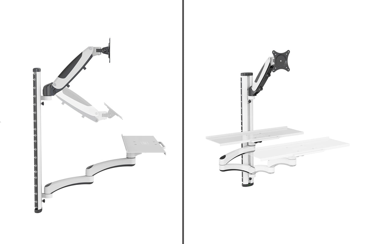EAN 4016032486398 - Digitus DA-90451 soporte y montura para estación de trabajo/PC todo en uno 8 kg Negro, Blanco 81,3 cm (32 imagen 4