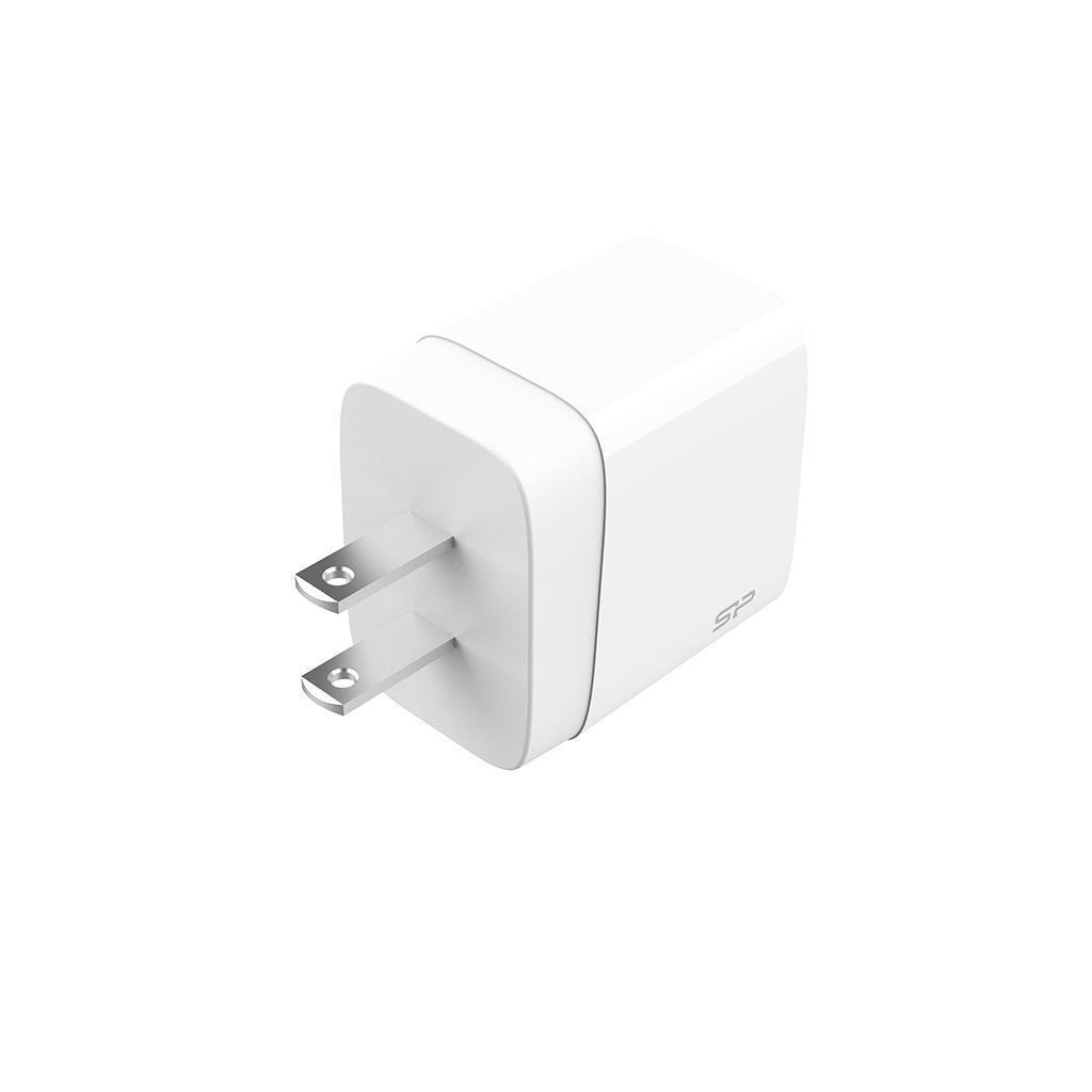 Cargador Silicon-Power Wall Charger Qm10 16w 60w Typc Blanco