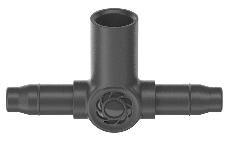 Gardena Micro-Drip-System Pieza En T Para Boquillas De Pulverización/Goteadores Finales, 4,6 Mm (3/16"), Conexión (Gris Oscuro, 5 Piezas