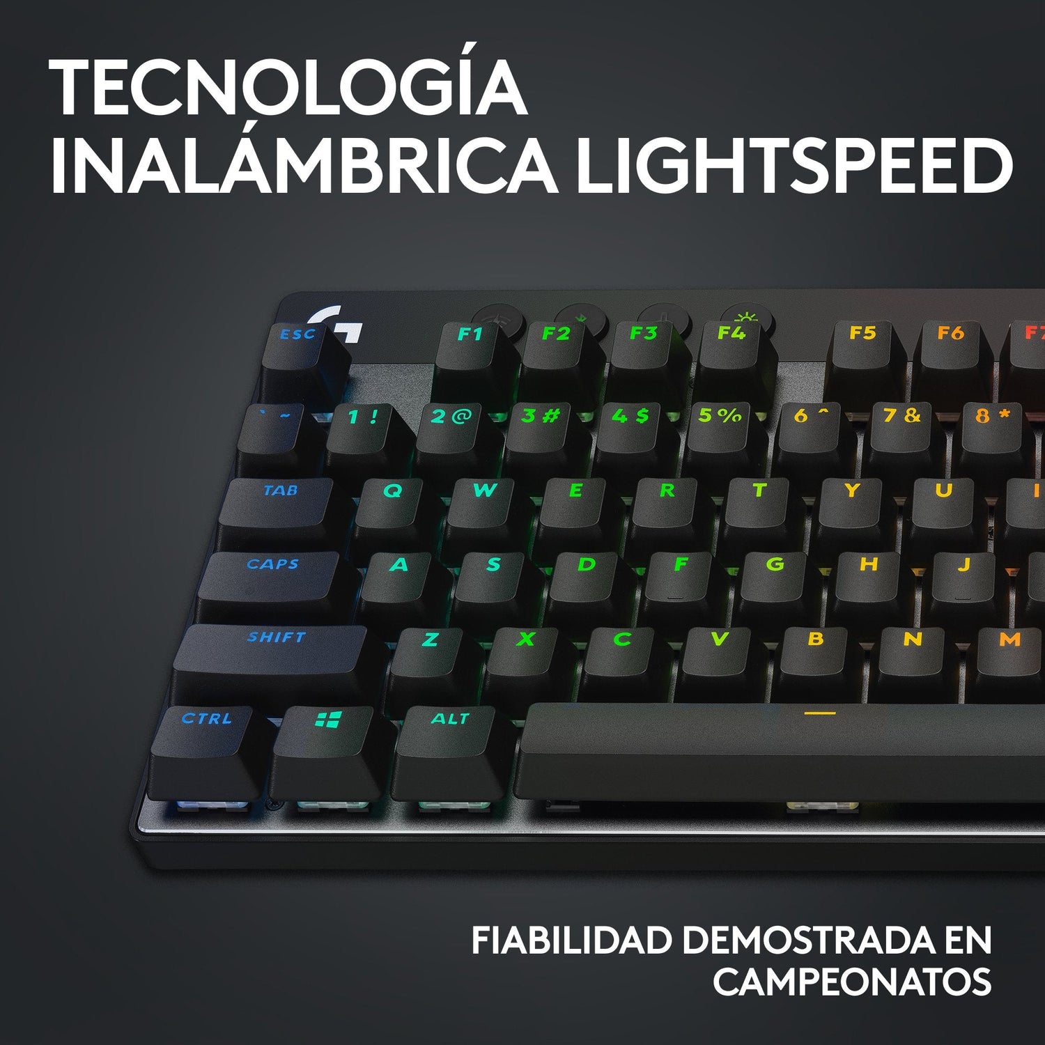 EAN 5099206113398 - Logitech G 920-012129 teclado Juego RF Wireless + Bluetooth QWERTY Español Negro imagen 7