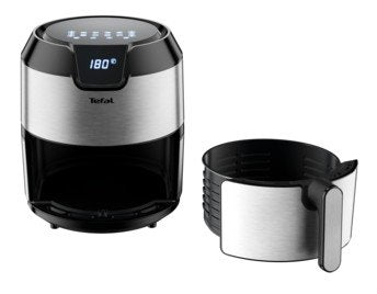 EAN 3045380014589 - Tefal Easy Fry EY401D Sencillo 4,2 L Independiente 1500 W Freidora de aire caliente Negro, Acero inoxidab imagen 5