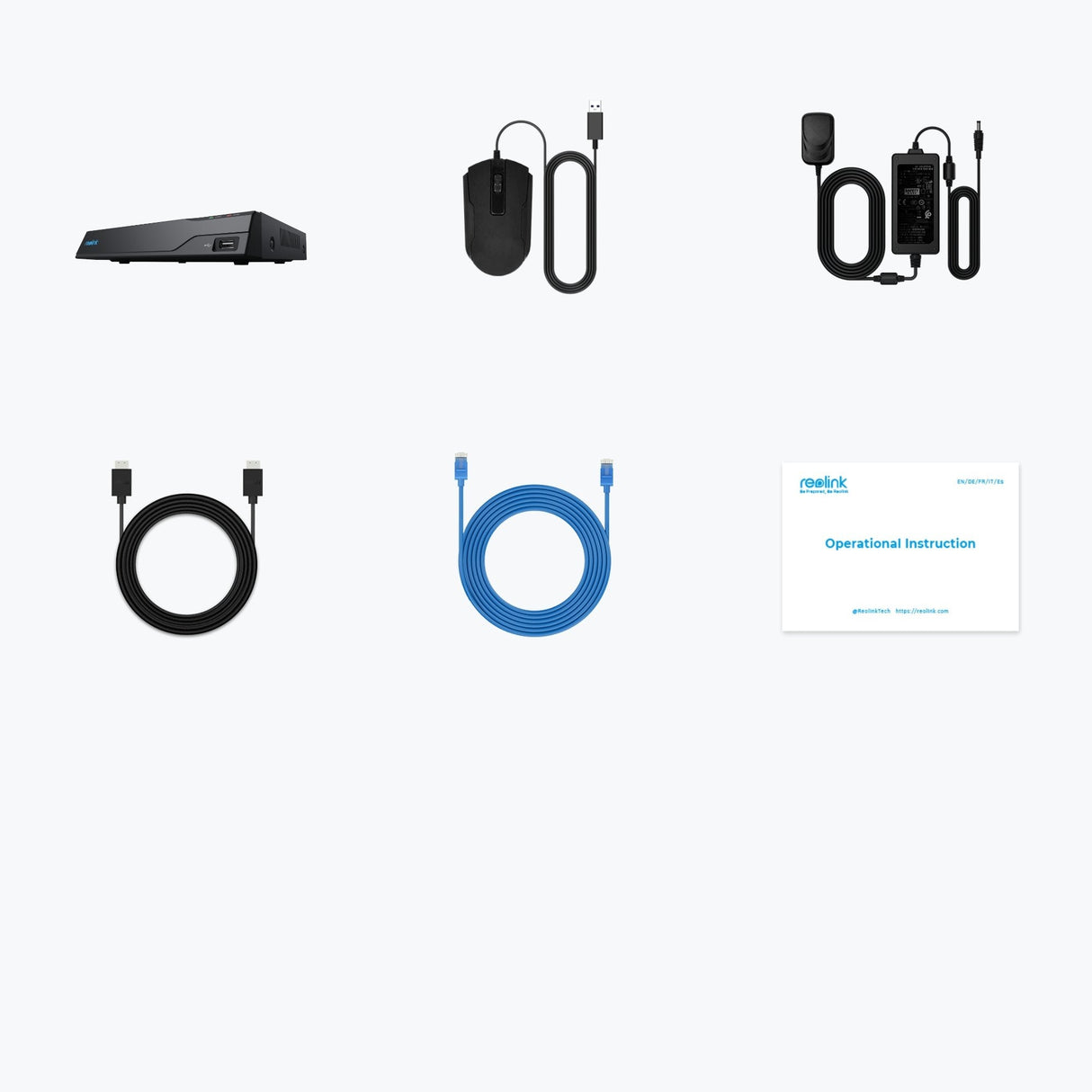 Reolink Nvs8, Grabador De Vídeo En Red Negro, 8 Canales 6975253986545