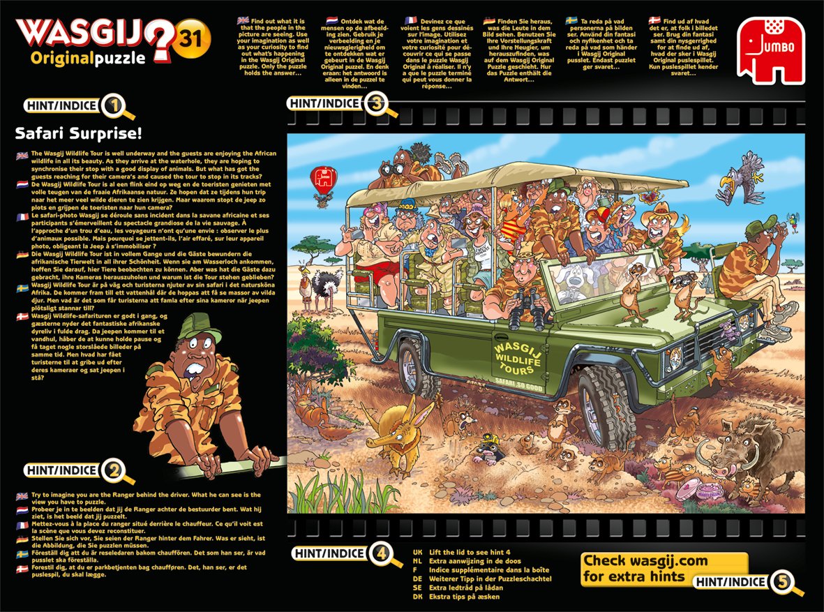 EAN 8710126191644 - Wasgij Original 31 1000 pcs Puzzle rompecabezas 1000 pieza(s) Cómics imagen 6