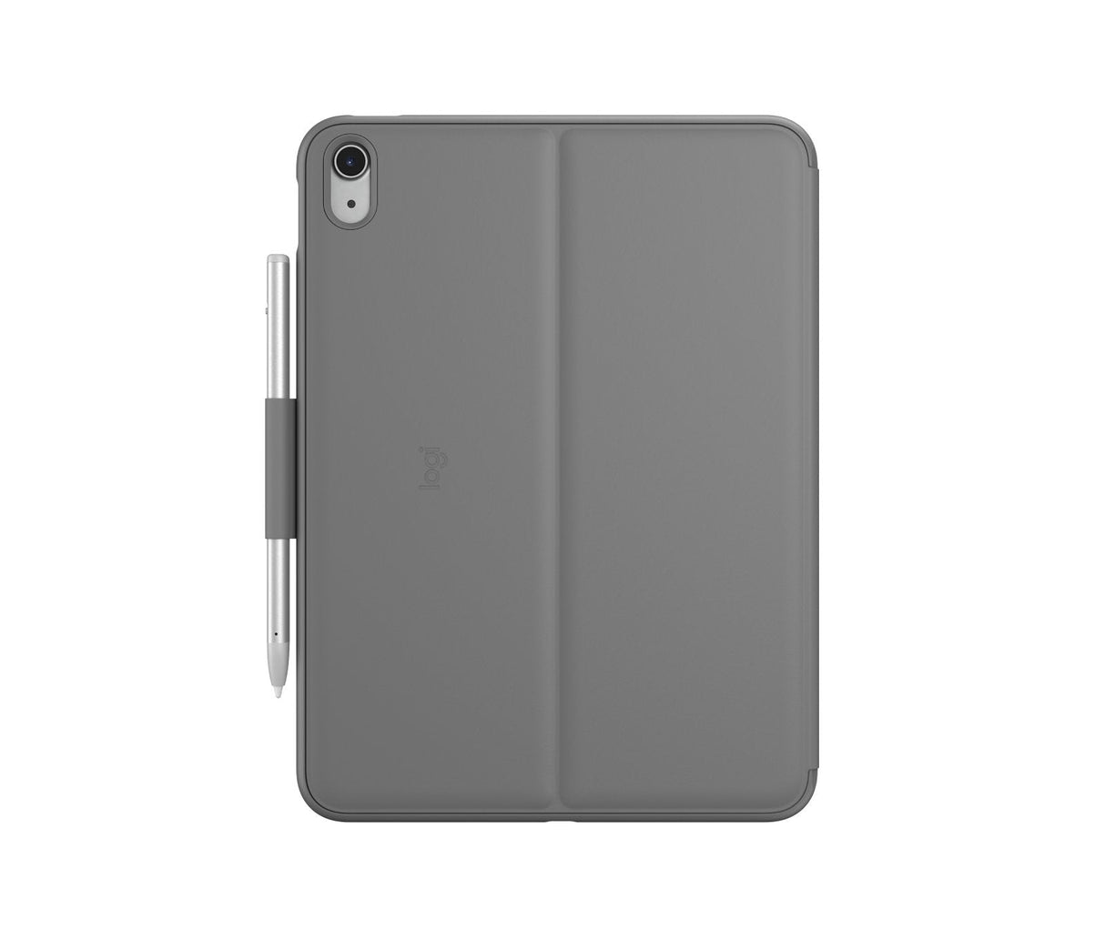 Logitech Slim Folio Caja De Teclado Y Folio Inalámbrico Bluetooth Le Qwertz Suizo Gris Oxford Para Apple 10.2-Inch Ipad 10.5-Inch Ipad Air 10.9-Inch Ipad Ipad De 9 7"