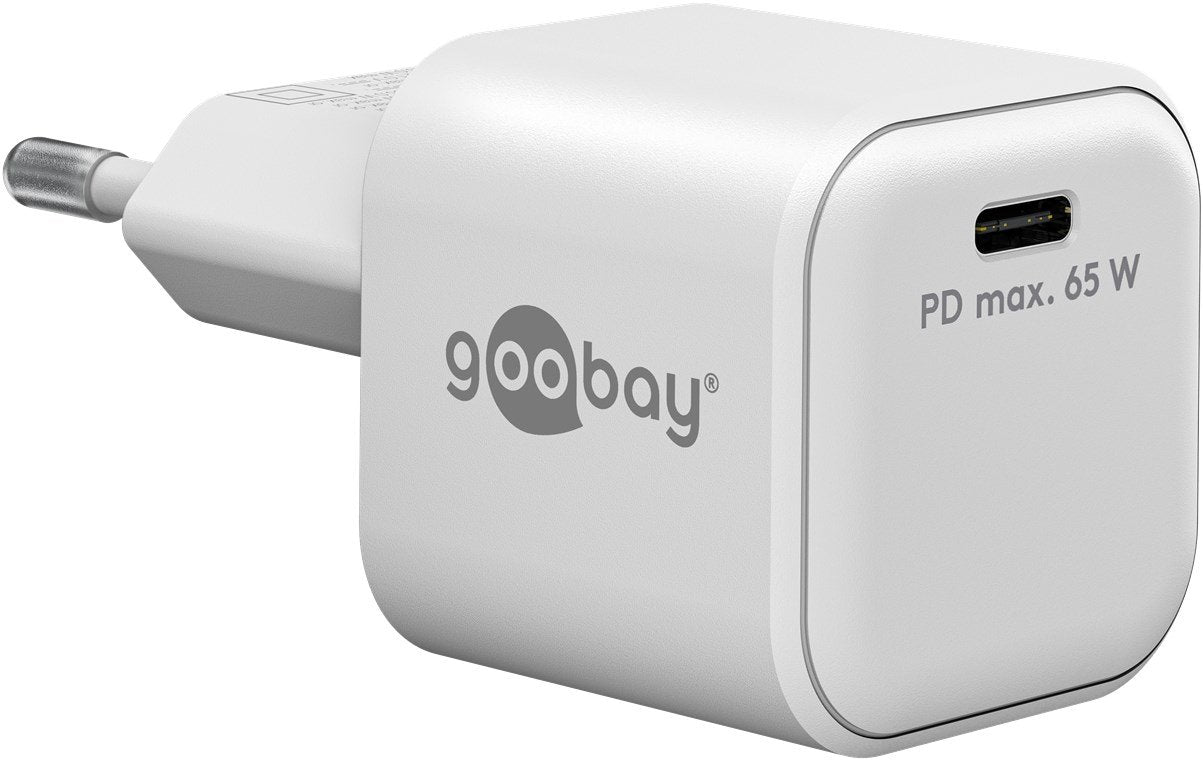 Cargador Goobay 65370  Rápido Dual Usb-C Usb-C Tm (36 W), Blanco