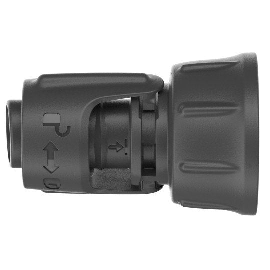 Conexión Grifo Gardena Micro-Drip-System 13mm (1/2") > G 3/4", Conector Grifo (Gris Oscuro, Modelo 2023)