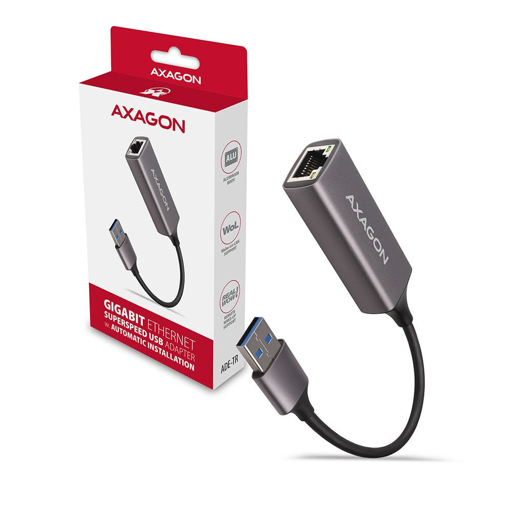 Axagon Adaptador Ade-Src Gigabit Ethernet 10/100/1000 - Usb 3.1 Tipo-C