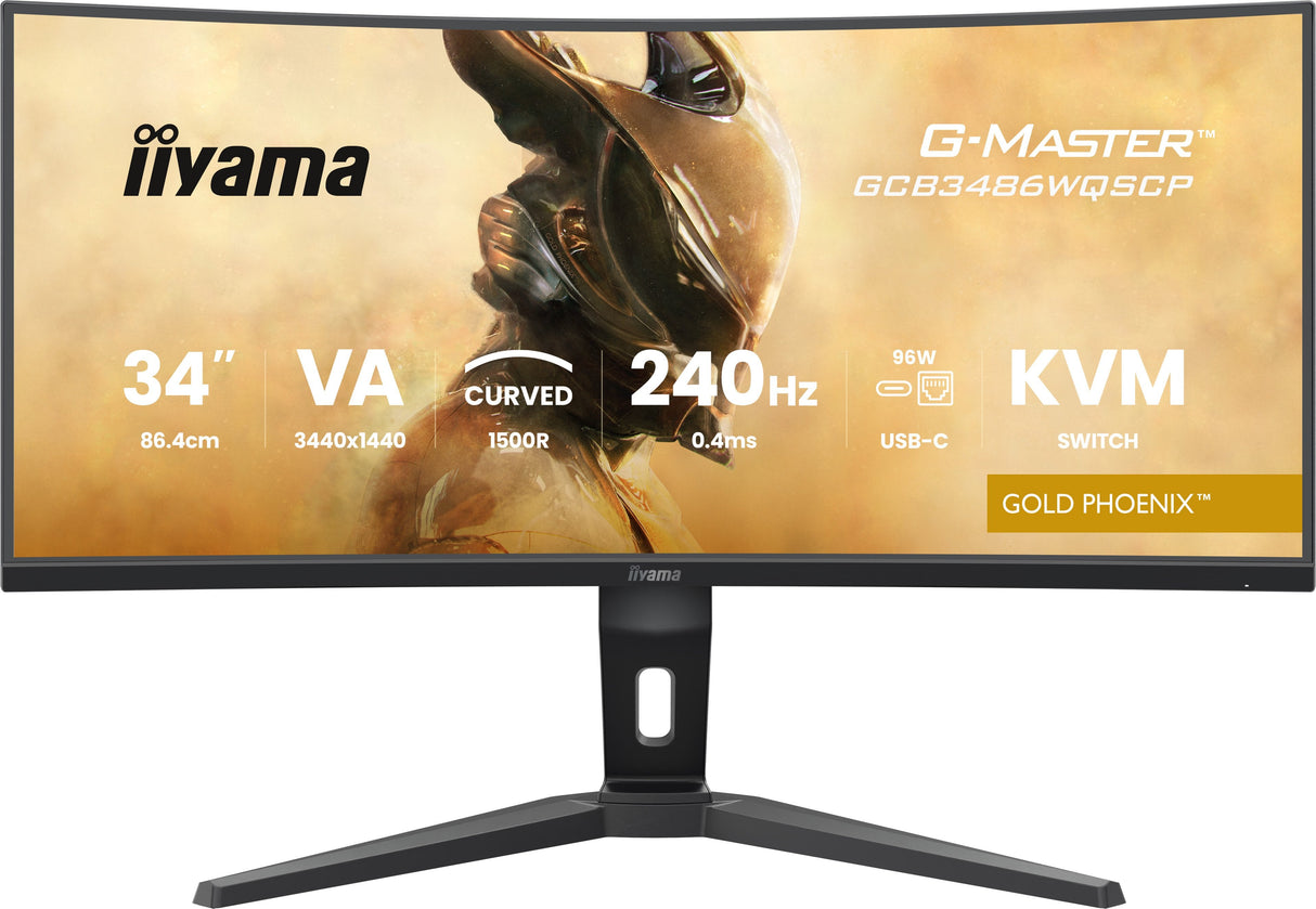 Monitor Gaming 34" Iiyama Gcb3486wqscp-B1 Negro