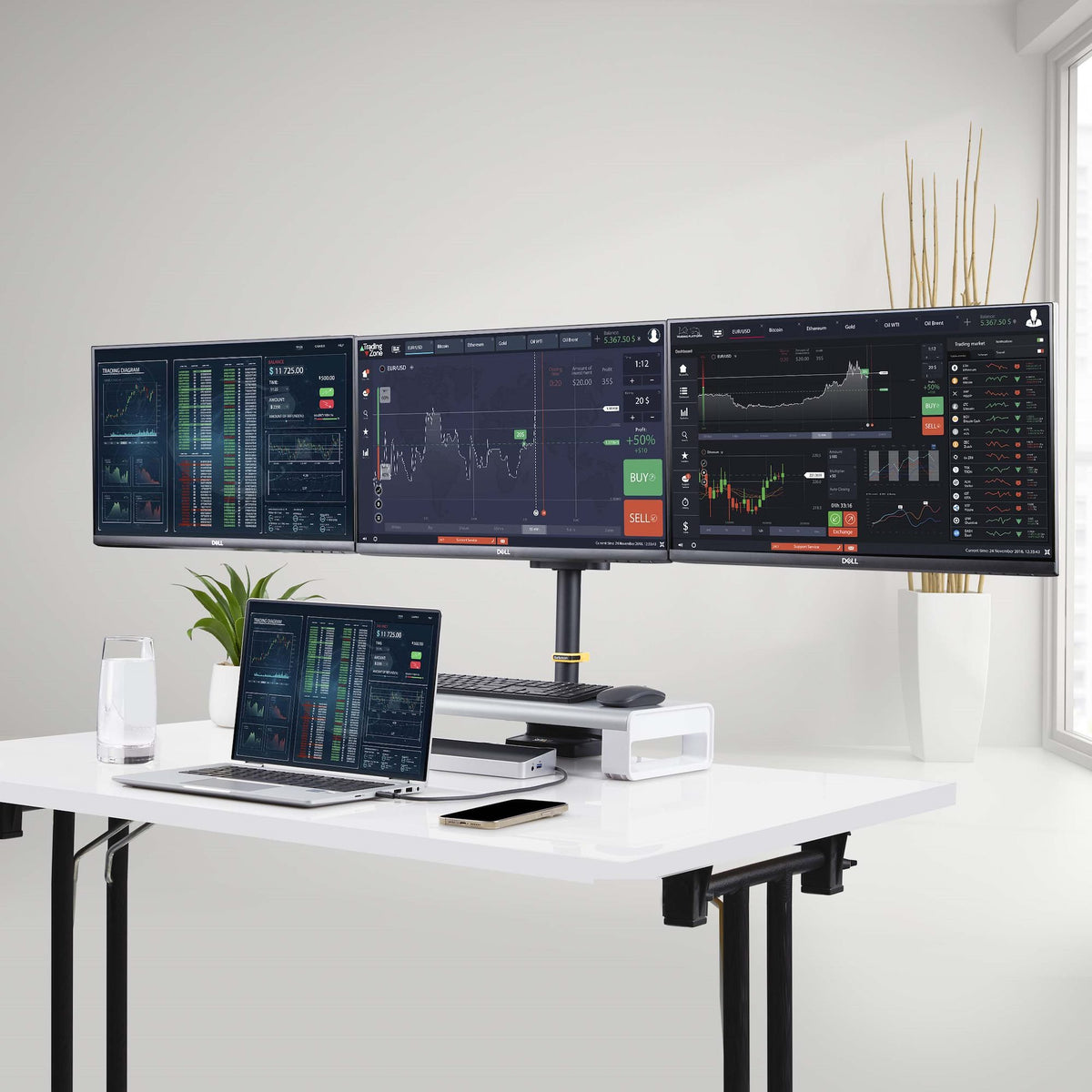 EAN 65030902038 - StarTech.com 3MP2AG-MONITOR-ARM soporte para monitor 68,6 cm (27") Negro imagen 12