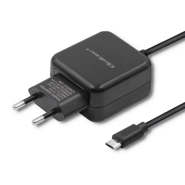 Cargador Qoltec Micro Usb 5v 2.4a 12w Negro