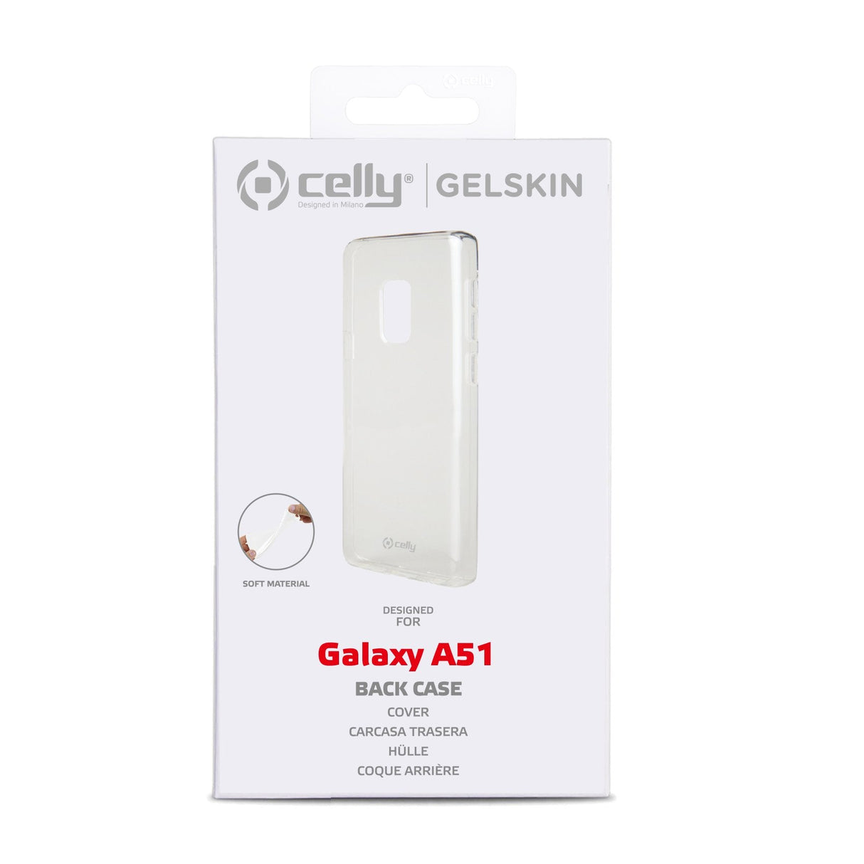 Celly Gelskin Funda Para Galaxy A51 16,5 Cm (6.5") Transparente