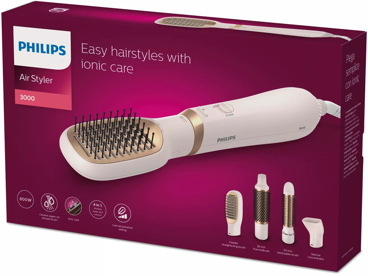 EAN 8720689002790 - Philips 3000 series BHA310/00 Utensilio de peinado Kit de peluquería Caliente Oro, Blanco 800 W 1,8 m imagen 2