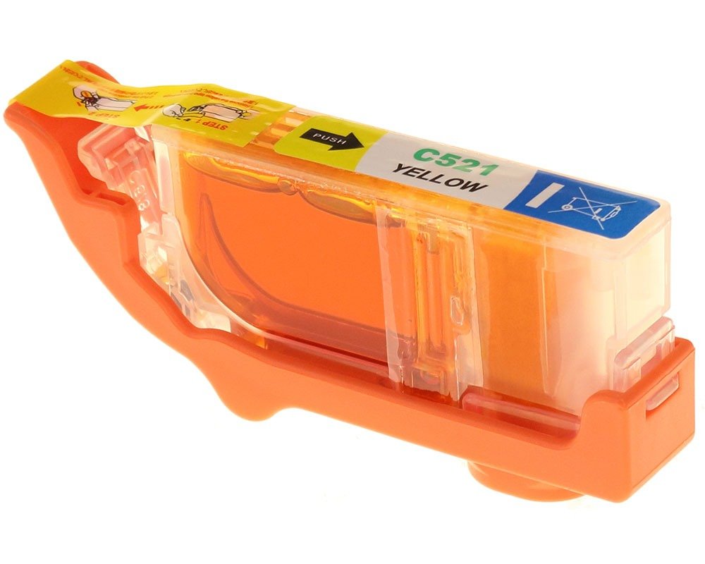G&G Cartucho De Tinta Compatible Canon Cli-521y/ 2936b001 Amarillo
