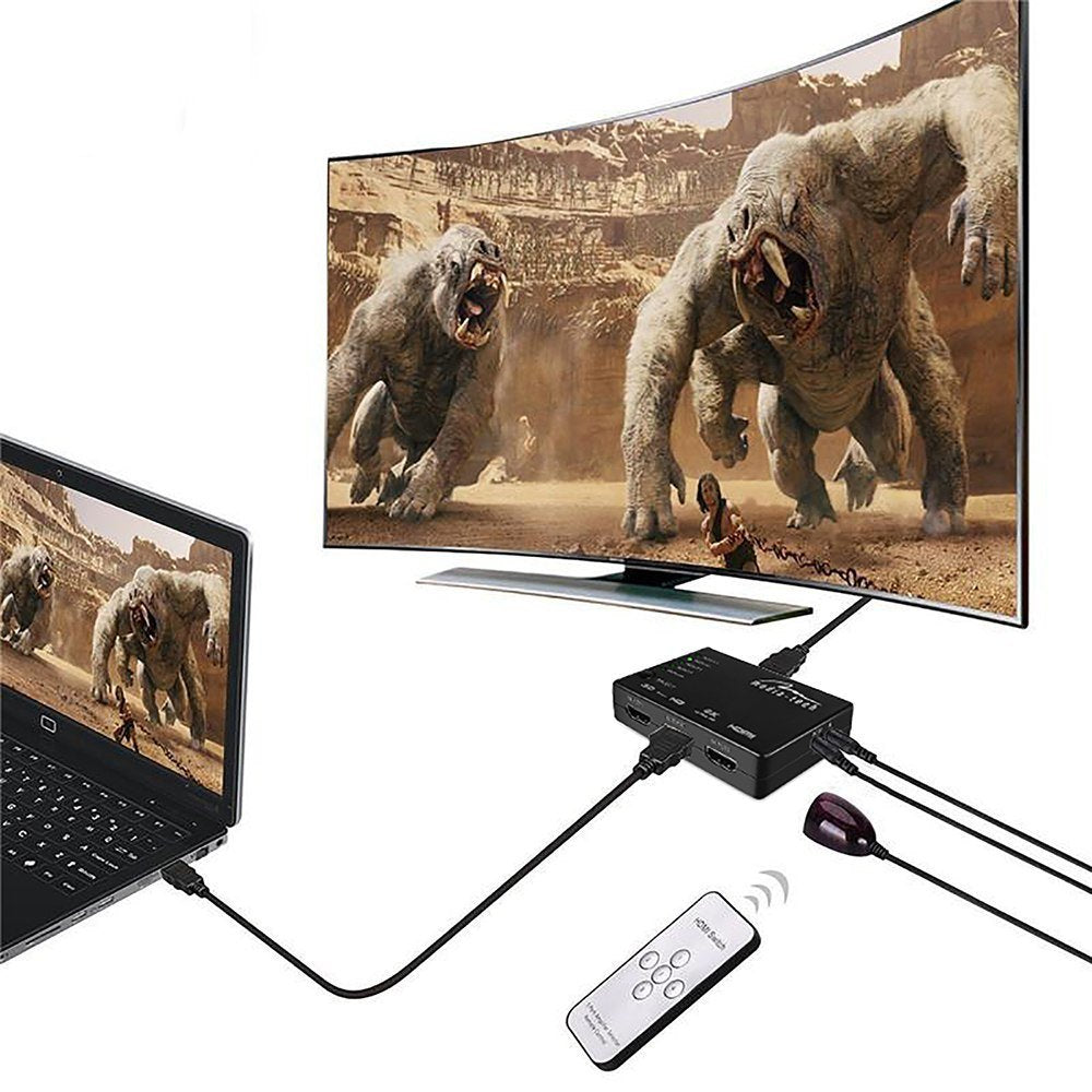 EAN 5906453152073 - Media-Tech MT5207 interruptor de video HDMI imagen 4