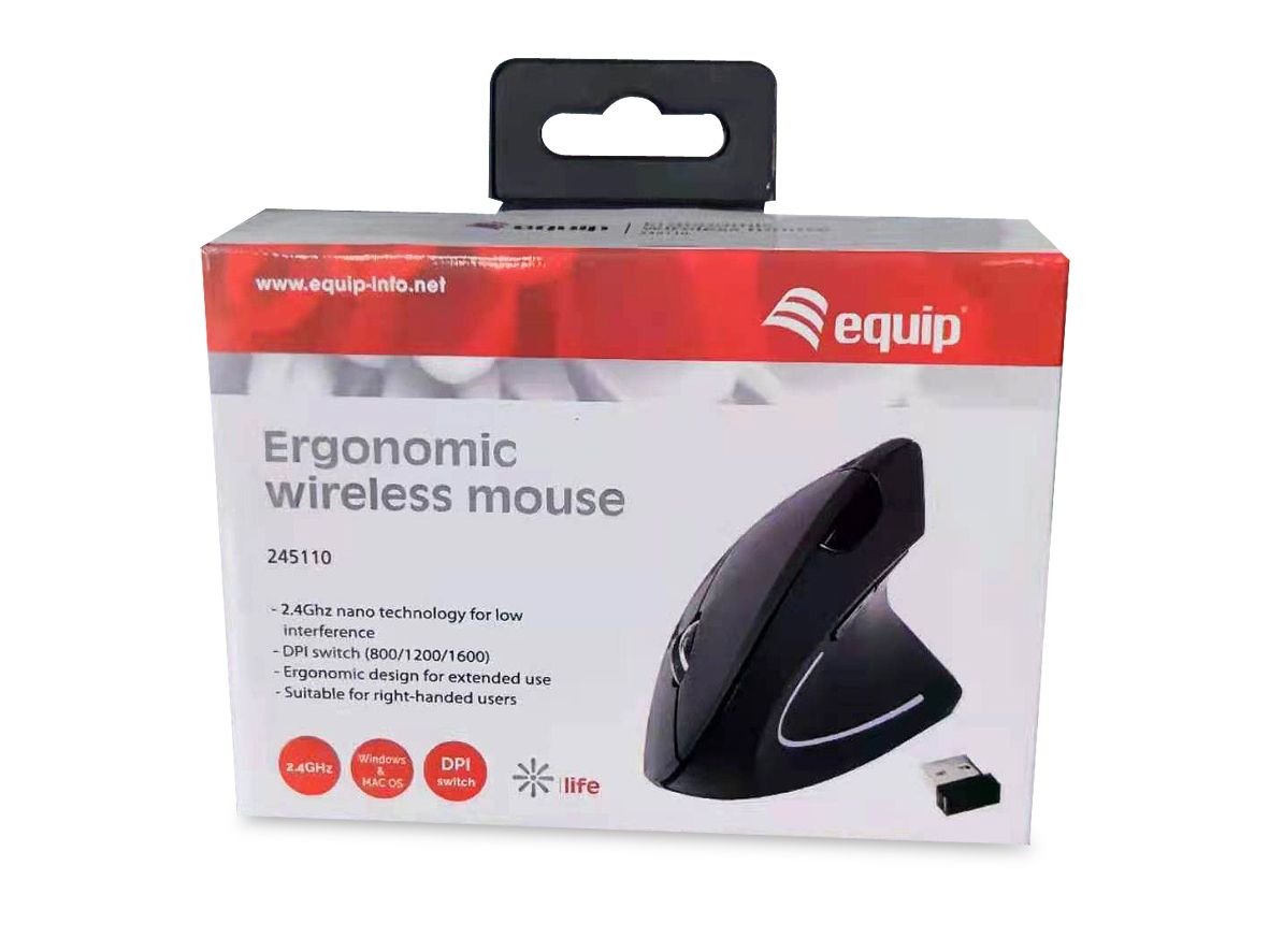 EAN 4015867225844 - Equip 245110 ratón mano derecha RF inalámbrico Óptico 1600 DPI imagen 6