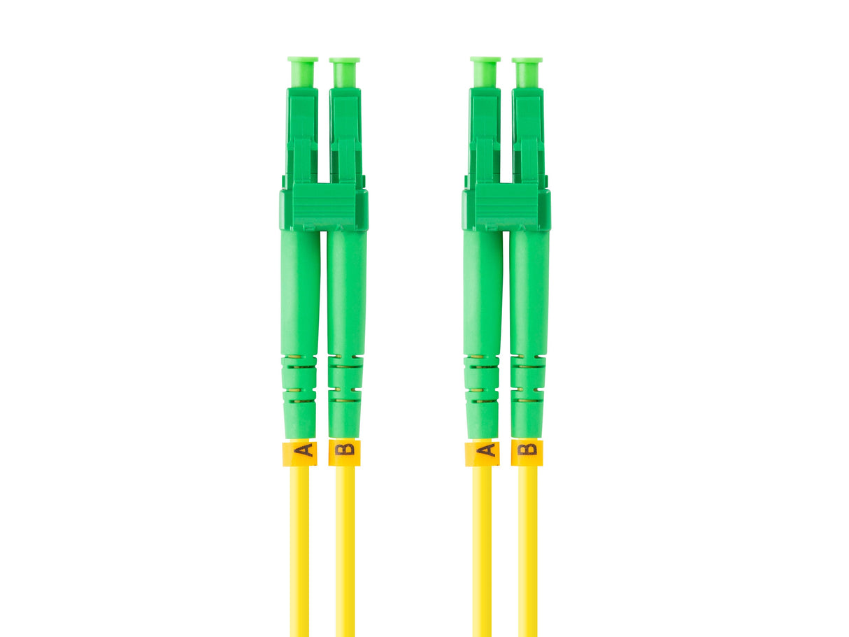 Cable Fibra Óptica 1m Lanberg Mono Lc/Apc-Lc/Apc Duplex G657a1 Lszh Amarillo