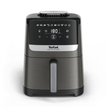 EAN 3045387293772 - Tefal Easy Fry Silence EY551HE0 freidora Sencillo 5 L Independiente Freidora de aire caliente Negro, Gris imagen 2