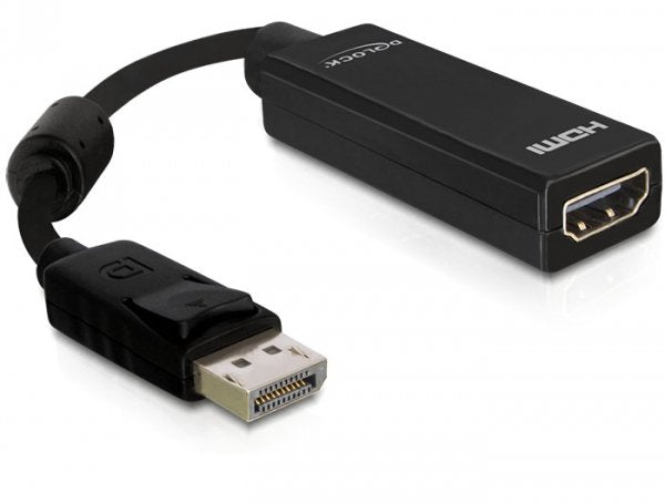 Delock Adaptador Displayport A Hdmi 0.20m Negro 61849